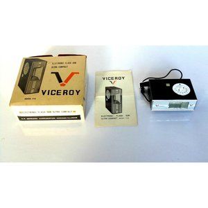 VTG Viceroy Electronic Flash Gun Ultra Compact Model 712 AR Bernard Co Chicago